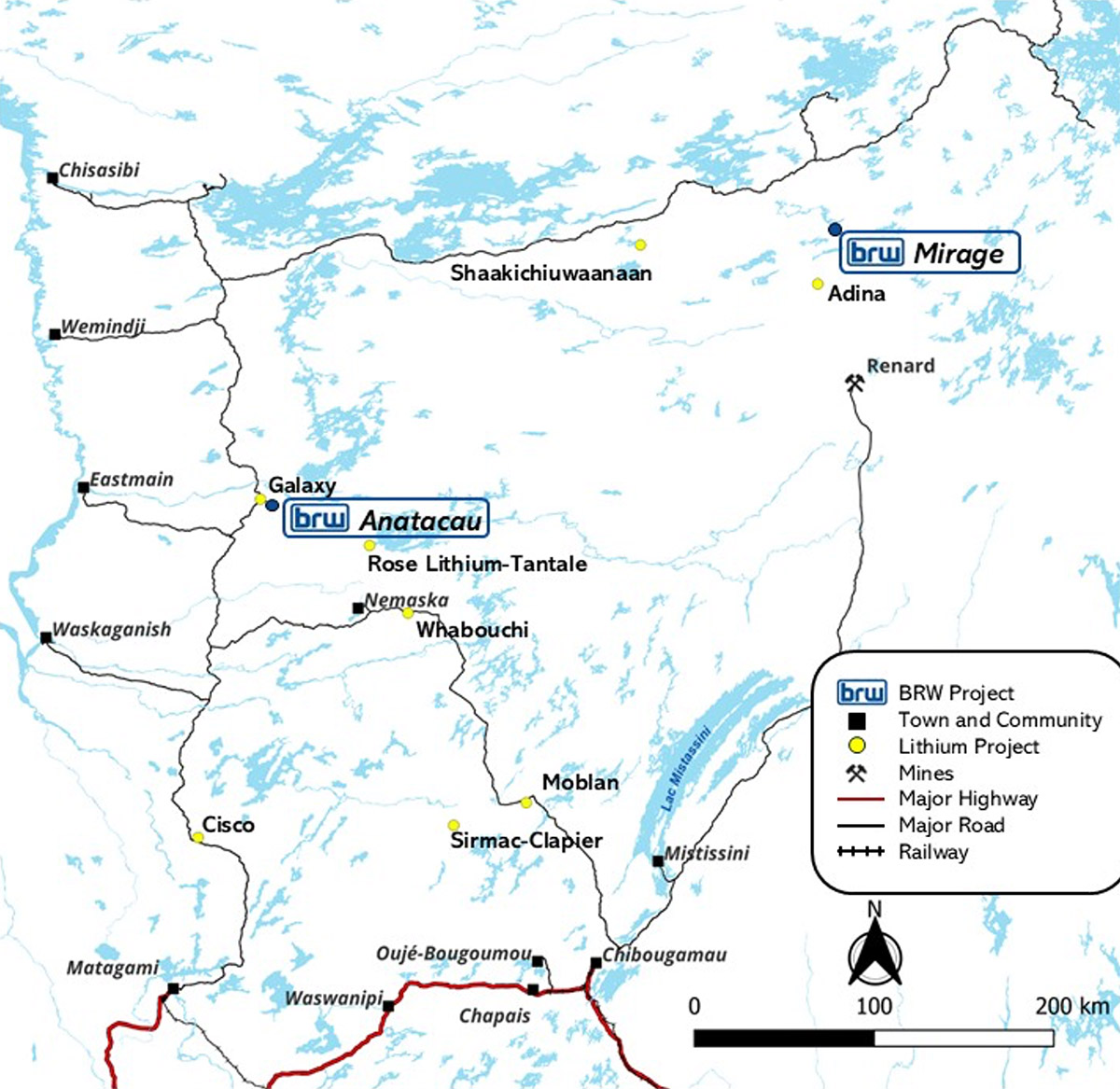 Figure 1: Mirage Project Location