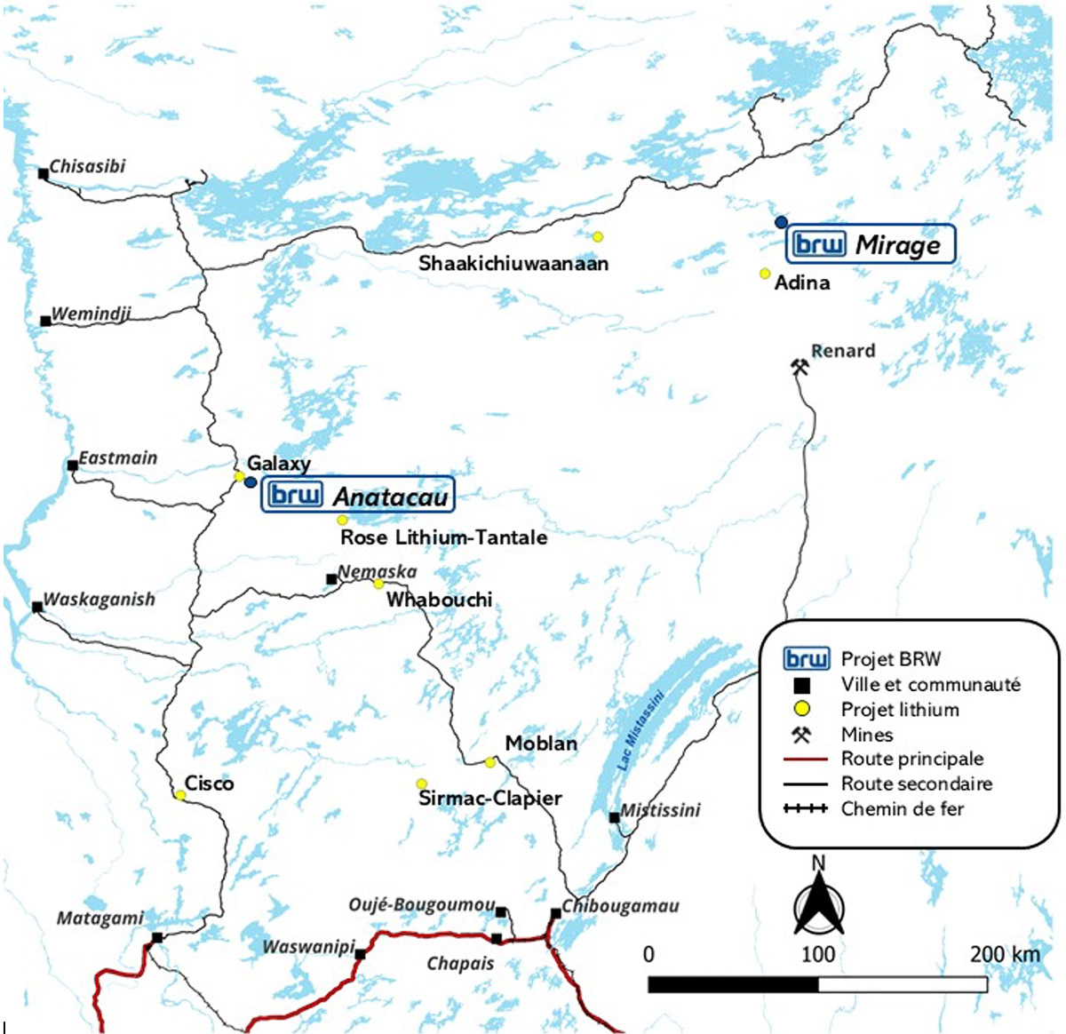 Figure 1 : Localisation du Projet Mirage